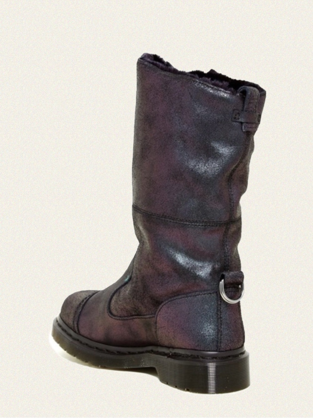 Dr. Martens Pasha Crackle Suede Boot - Picture 2 of 11